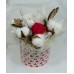 Fleur de coton composition coeurs